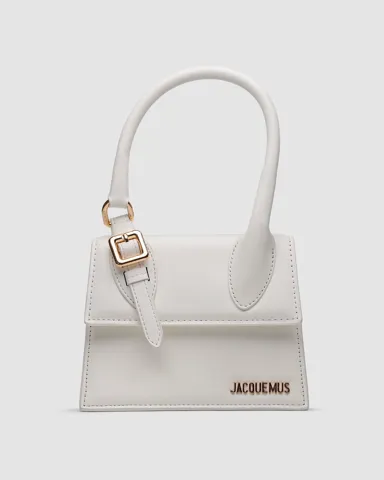 Jacquemus Le Chiquito Moyen Boucle White