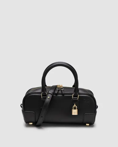 Loewe Amazona 23 Cropped Bag in Nappa Calfskin Black
