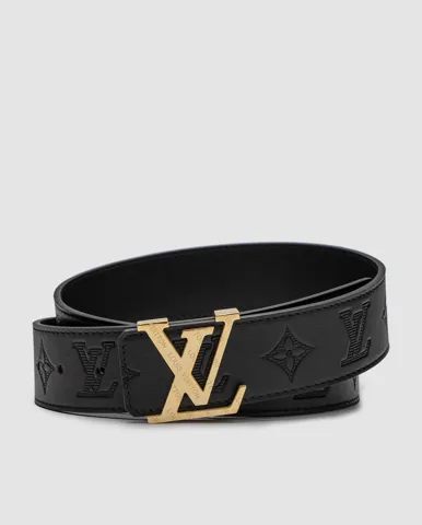 Louis Vuitton Shadow 40mm Belt Black/Gold