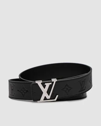 Louis Vuitton Shadow 40mm Belt Black/Silver