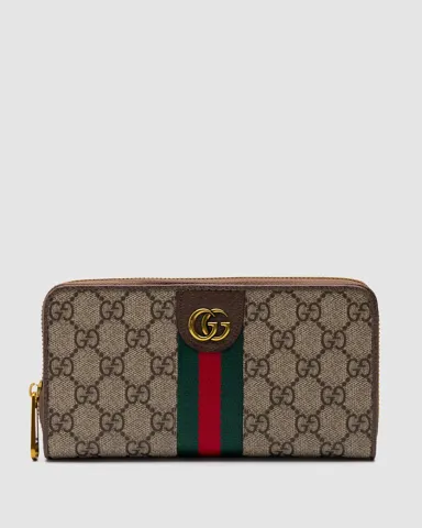 Gucci Ophidia GG Zip Around Wallet